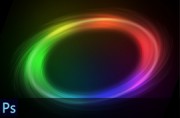 PS滤镜制作彩色光环