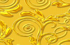 琉璃黄金花纹生成素材