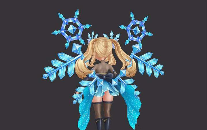 3D人物模型：冰霜女精灵