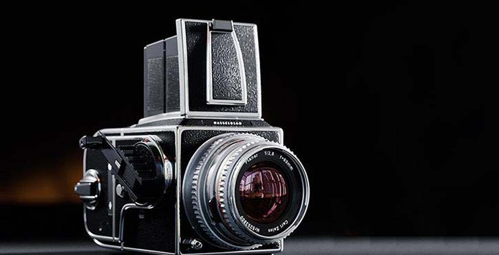 老式黑色照相机3D模型