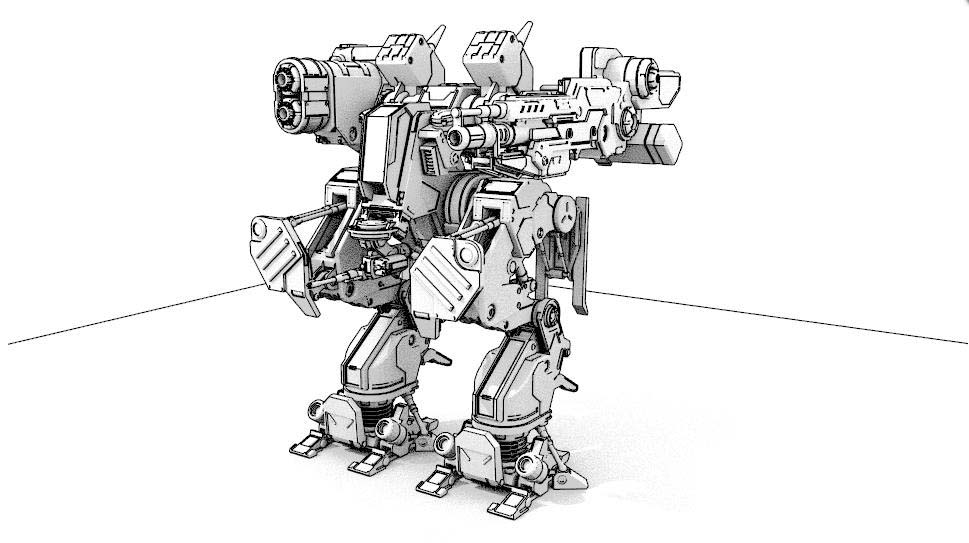 装甲机器人模型