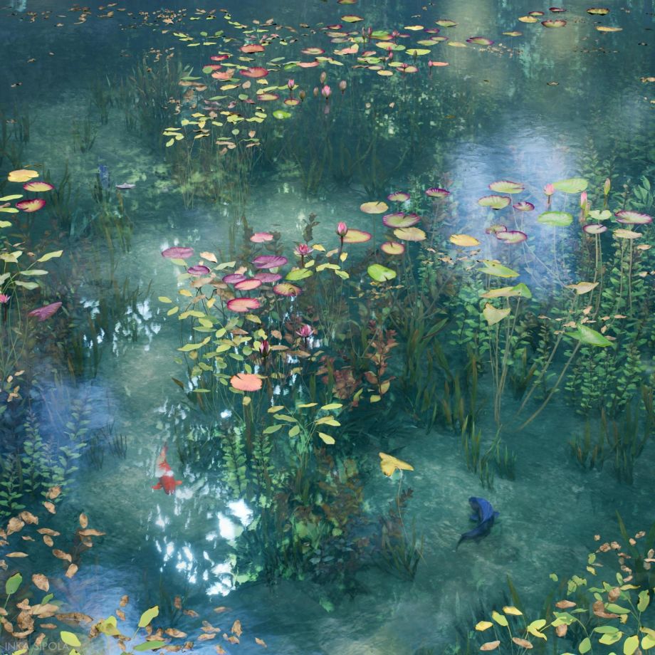 在UE4中制作漂亮的池塘场景