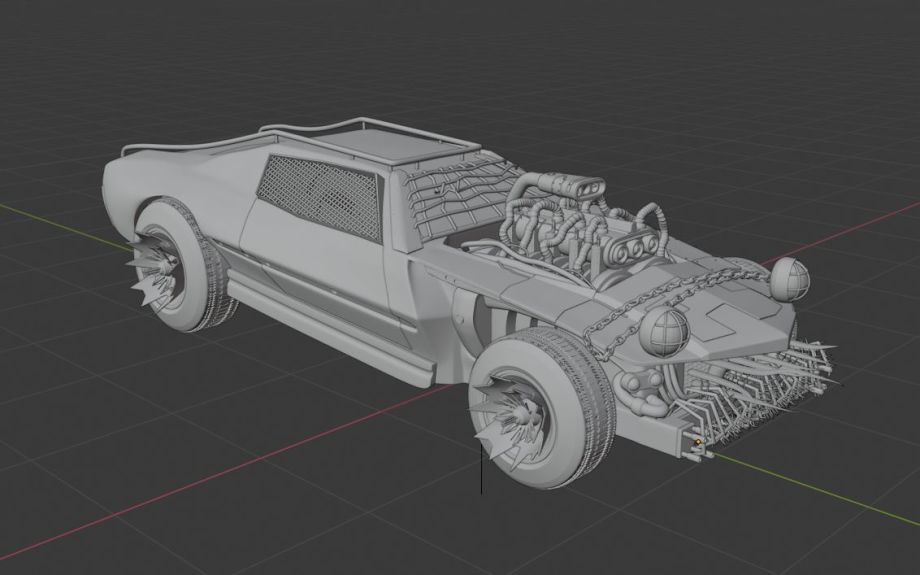 使用Blender制作汽车模型
