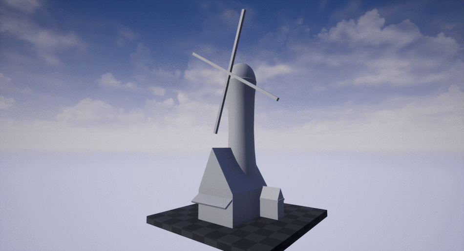 如何使用UE4制作风车场景