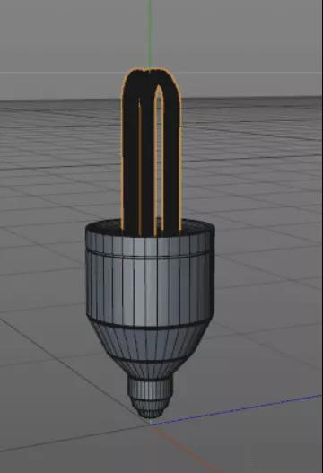 C4D制作简单的灯泡模型