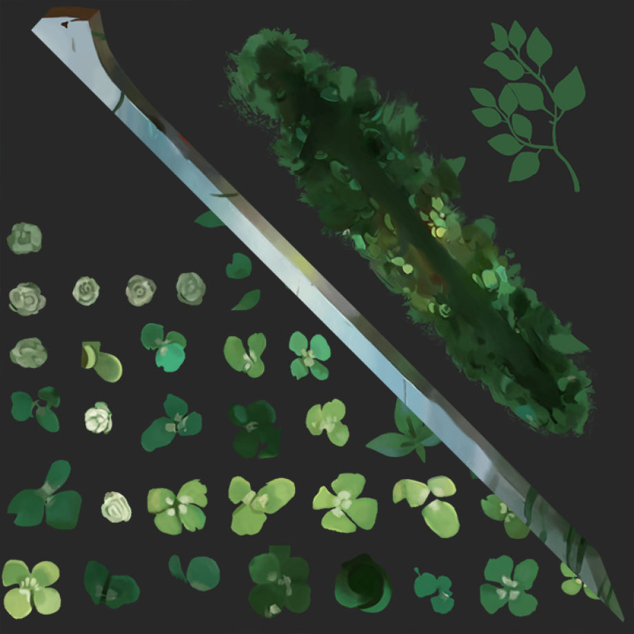 Blender制作风格化的剑