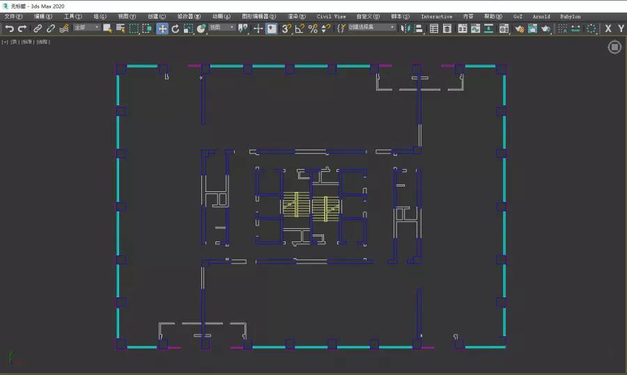 3dmax如何导入CAD图纸