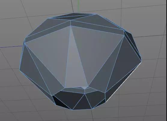 C4D如何制作钻石模型