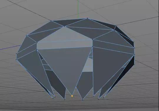 C4D如何制作钻石模型