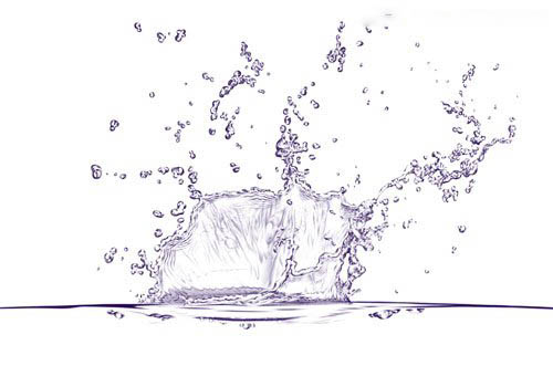 “PS合成科幻效果的水人素材图2”