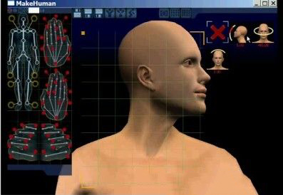 MakeHuman是一个开源的3D人物角色建模软件