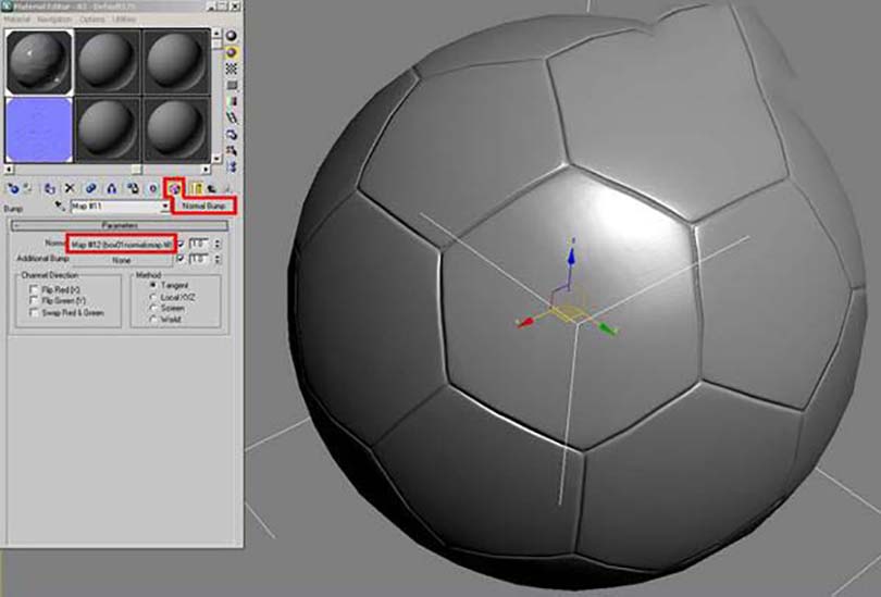 3DsMAX足球贴图具体的制作步骤之生成低模的球体