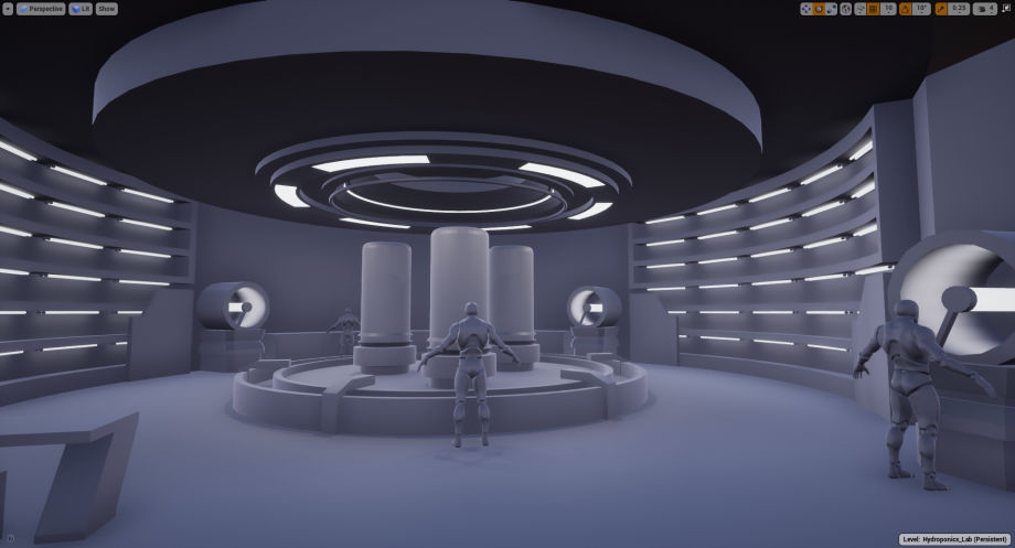 UE4科幻场景制作：太空水培实验室