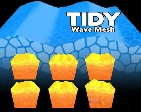 Tidy Wave Mesh 1.1 unity3d 海浪生成工具